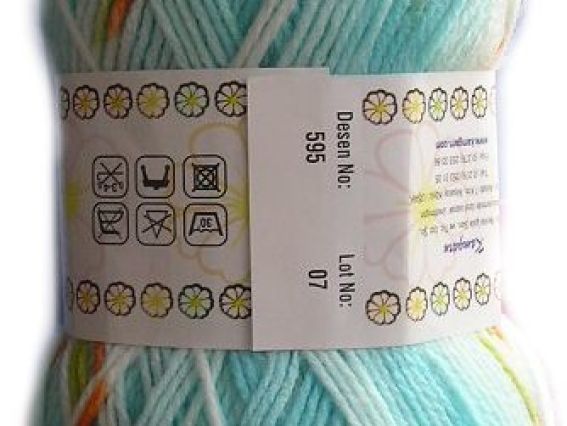 Детский акрил Cici bebe Papatya 07 голубой